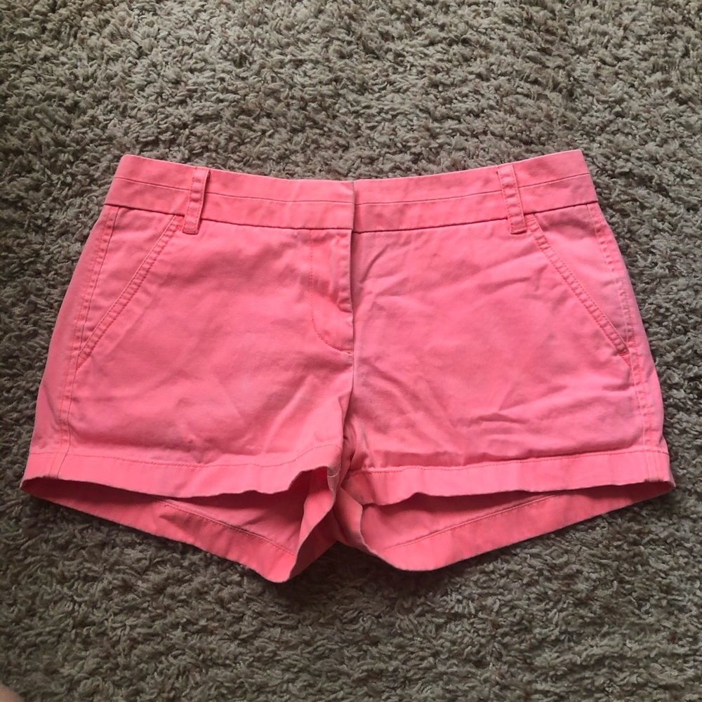J. Crew chino shorts casual business pink 4